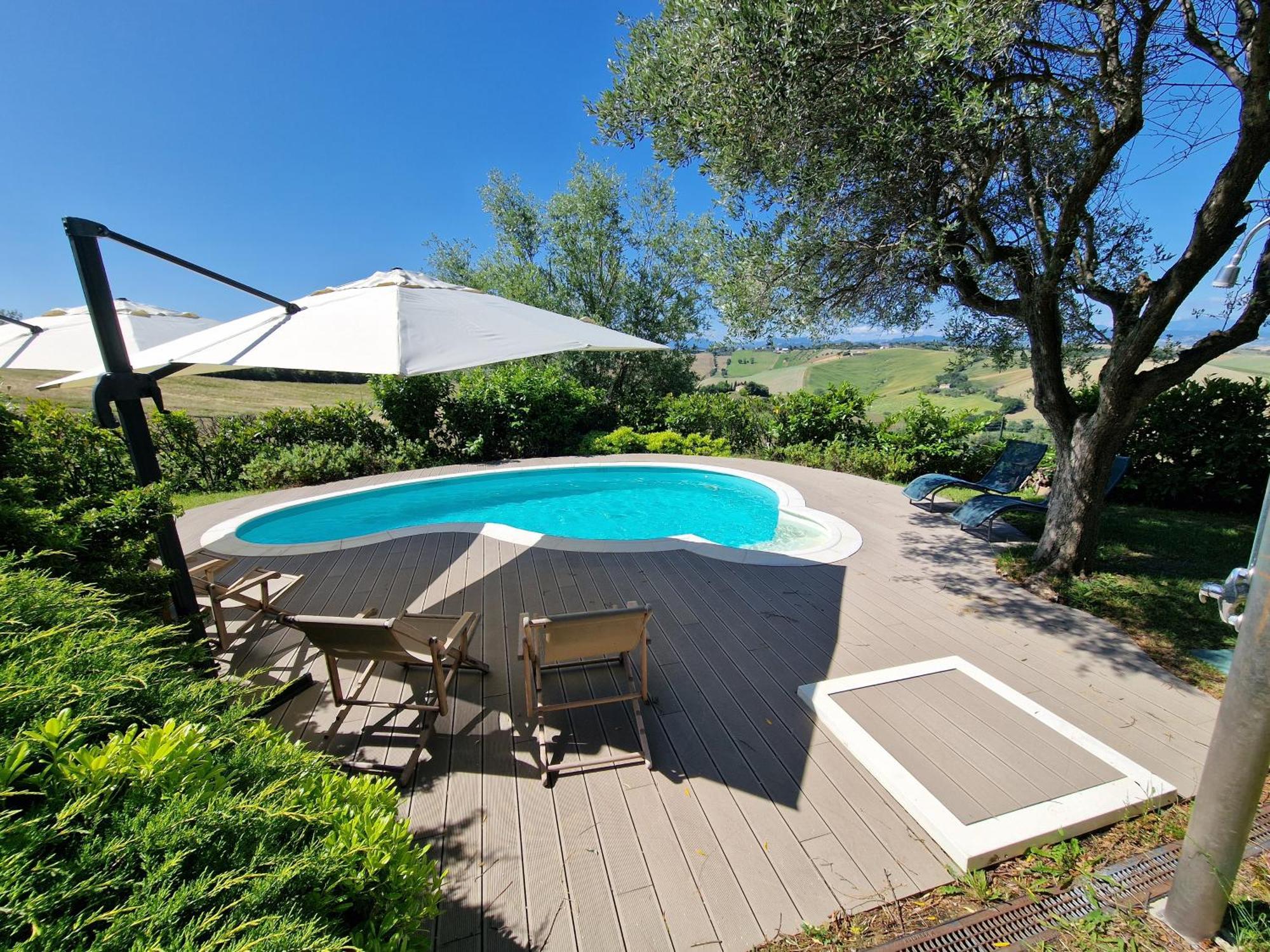 Casali Marchigiani - Ville Vacanza Private Con Piscina Ostra Eksteriør billede